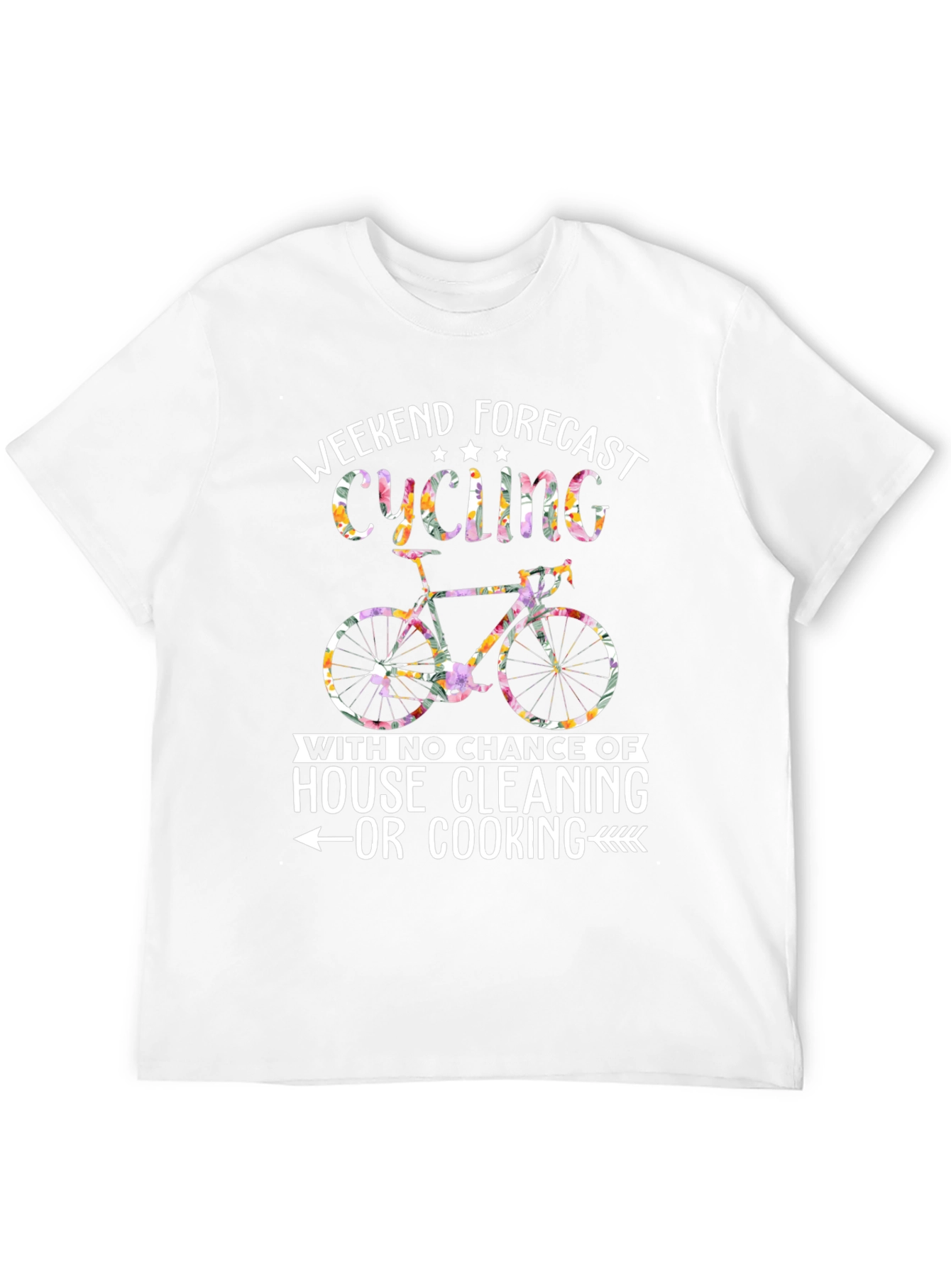 Cycling Weekend Forecast Graphic Tee