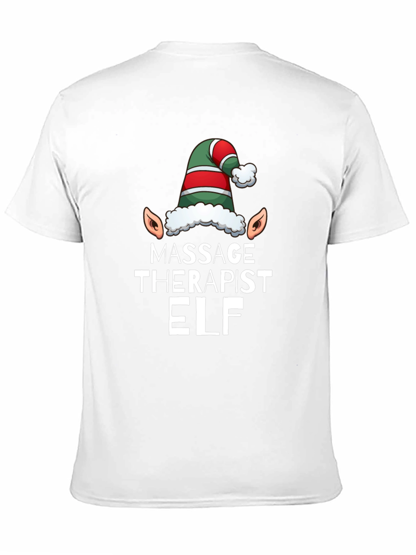 Massage Therapist Elf T-Shirt - Holiday Humor