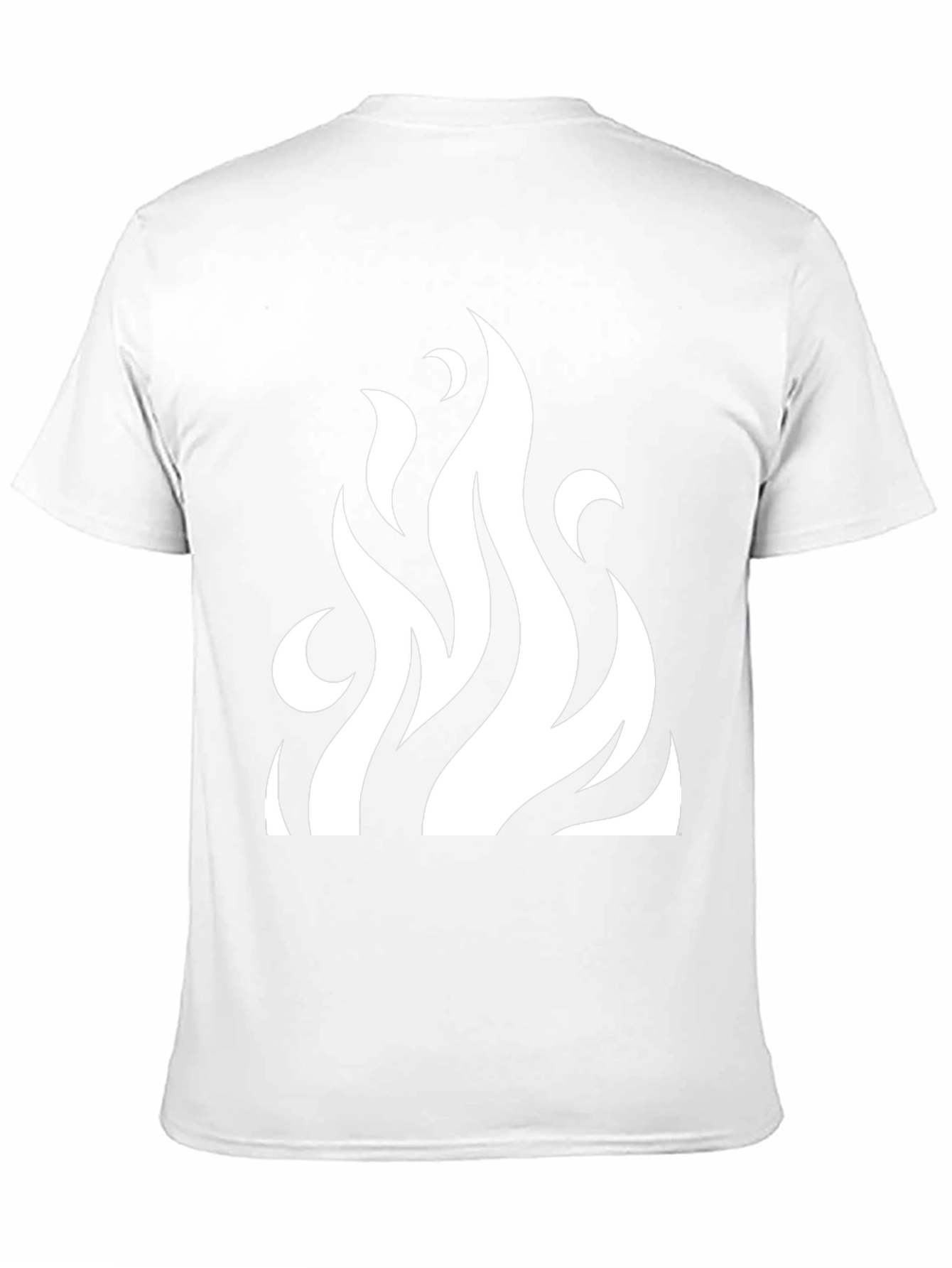Flame Graphic Black T-Shirt