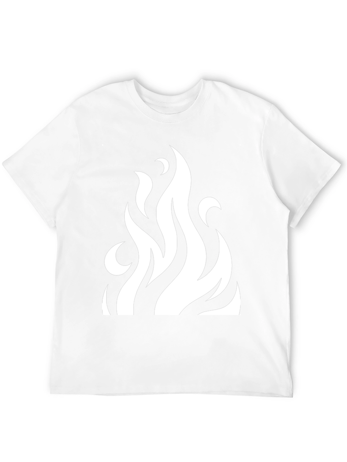 Flame Graphic Black T-Shirt