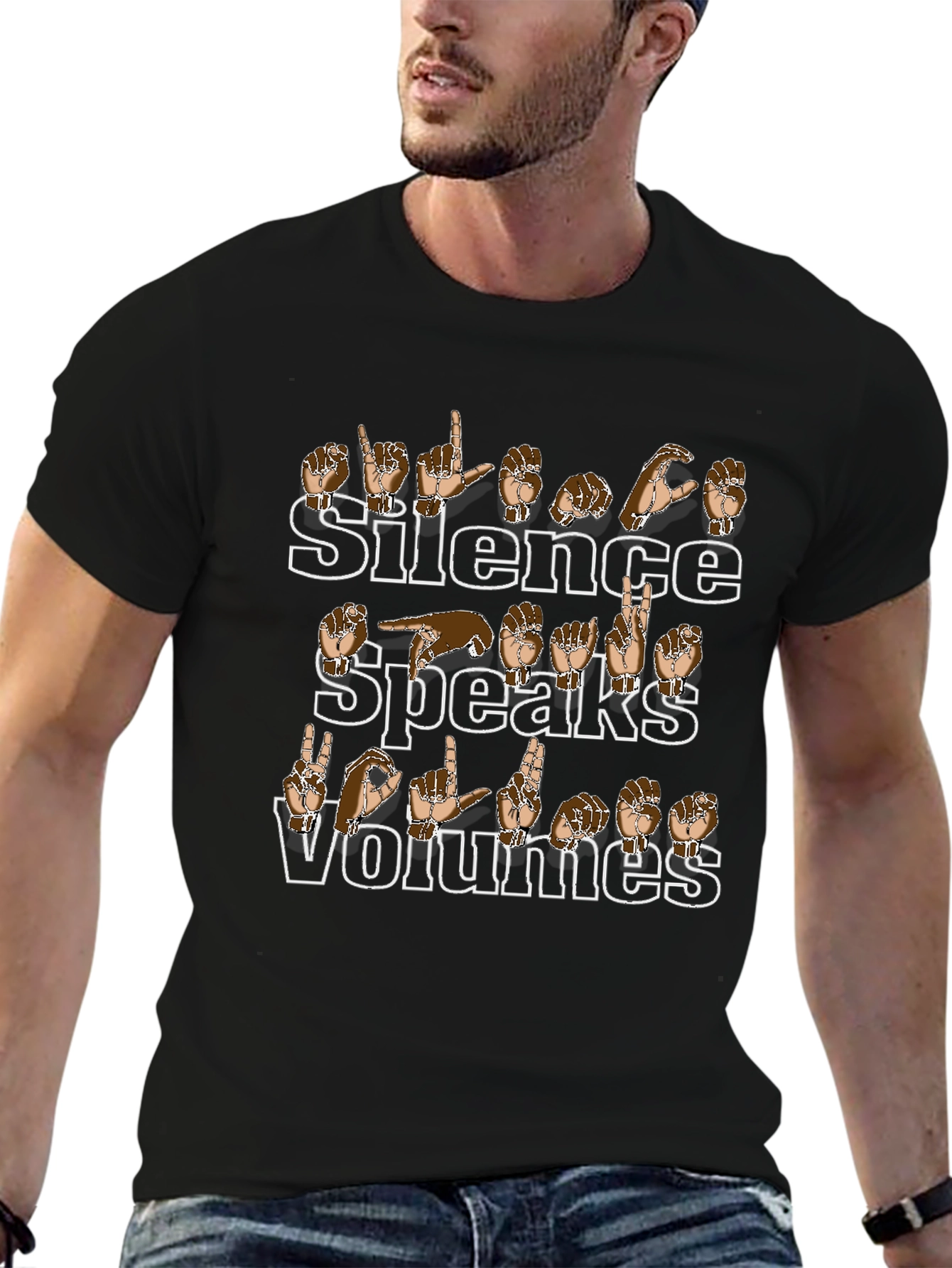 Silence Speaks Volumes Sign Language T-Shirt