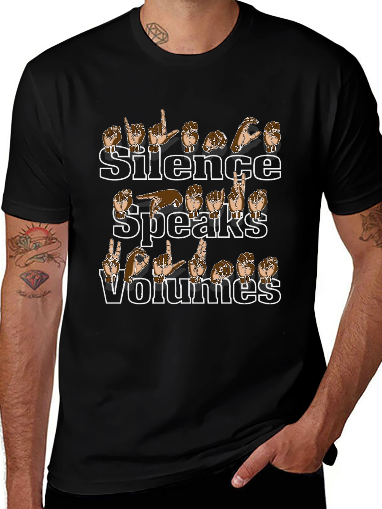 Silence Speaks Volumes Sign Language T-Shirt
