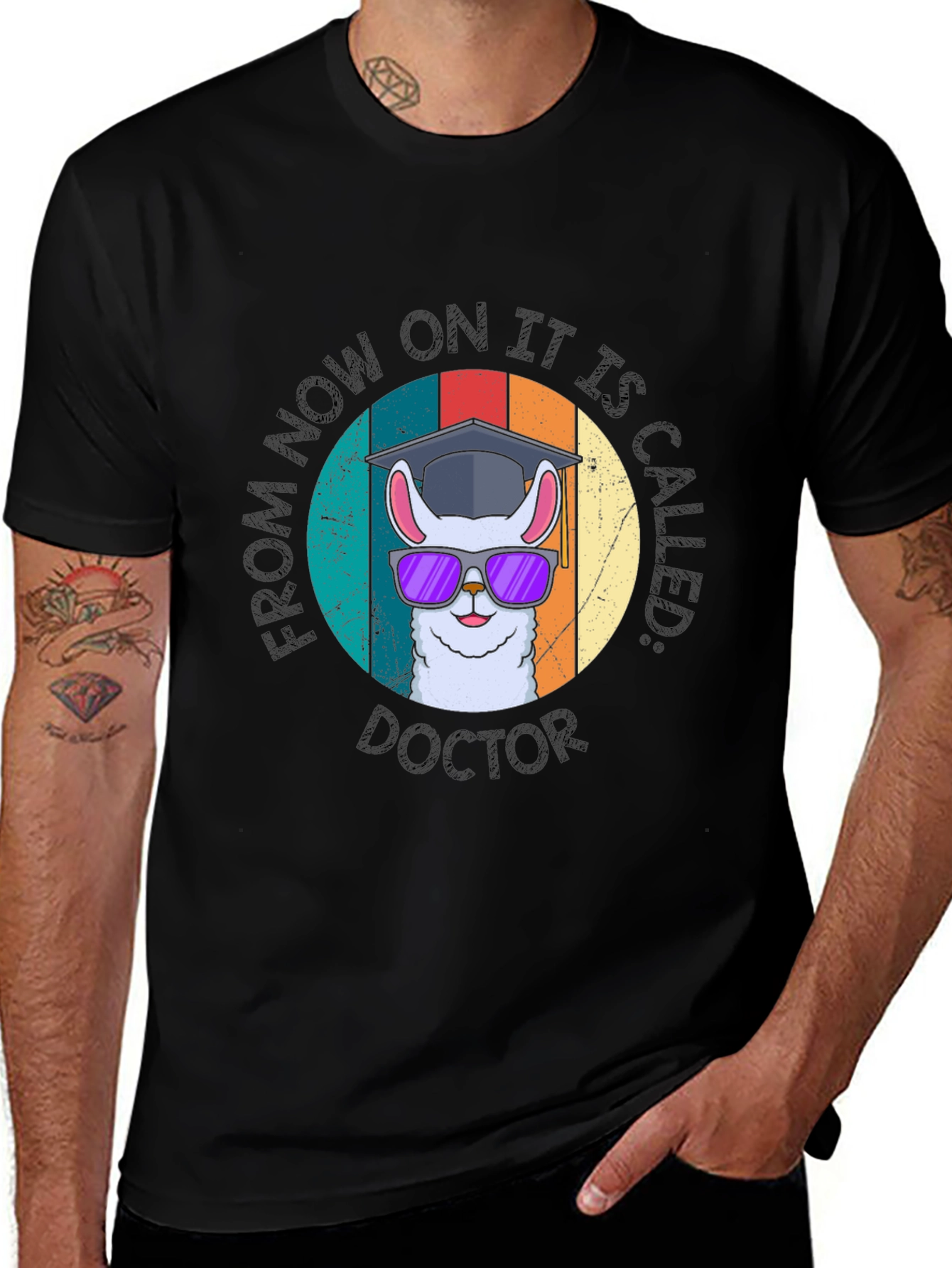 Llama Doctor Graduation T-Shirt