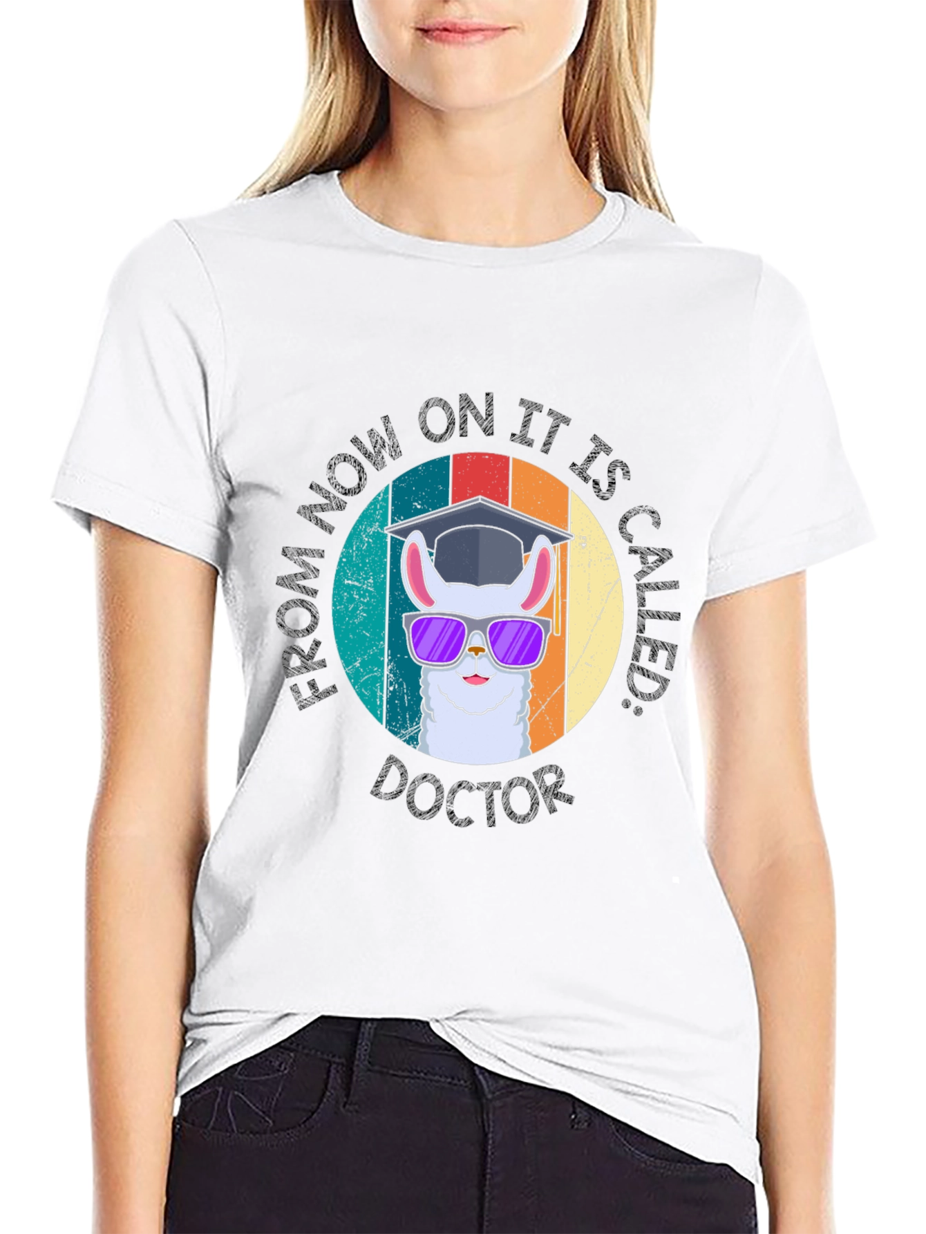 Llama Doctor Graduation T-Shirt