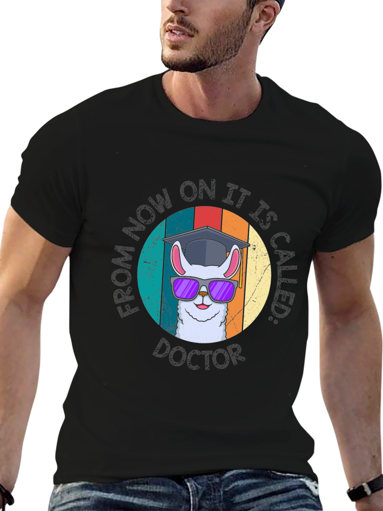 Llama Doctor Graduation T-Shirt