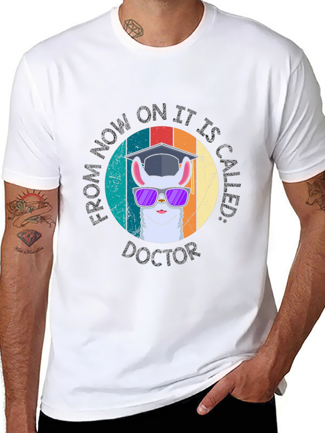 Llama Doctor Graduation T-Shirt