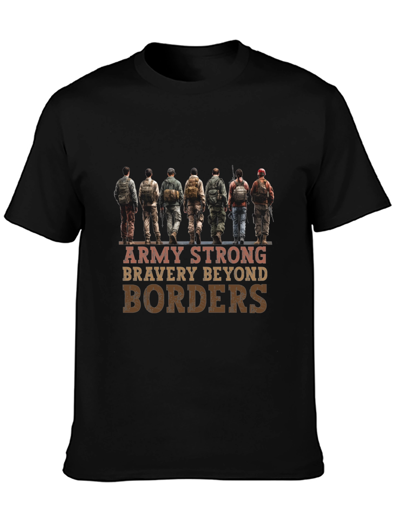 Army Strong T-Shirt - Bravery Beyond Borders