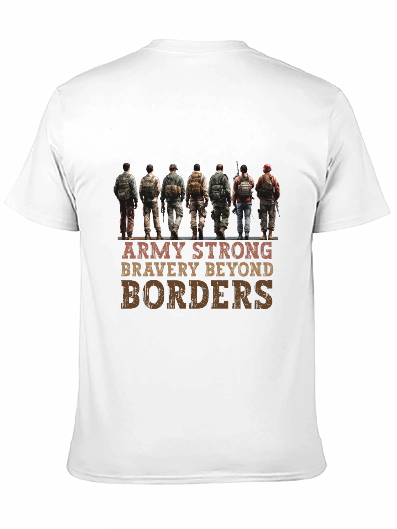 Army Strong T-Shirt - Bravery Beyond Borders