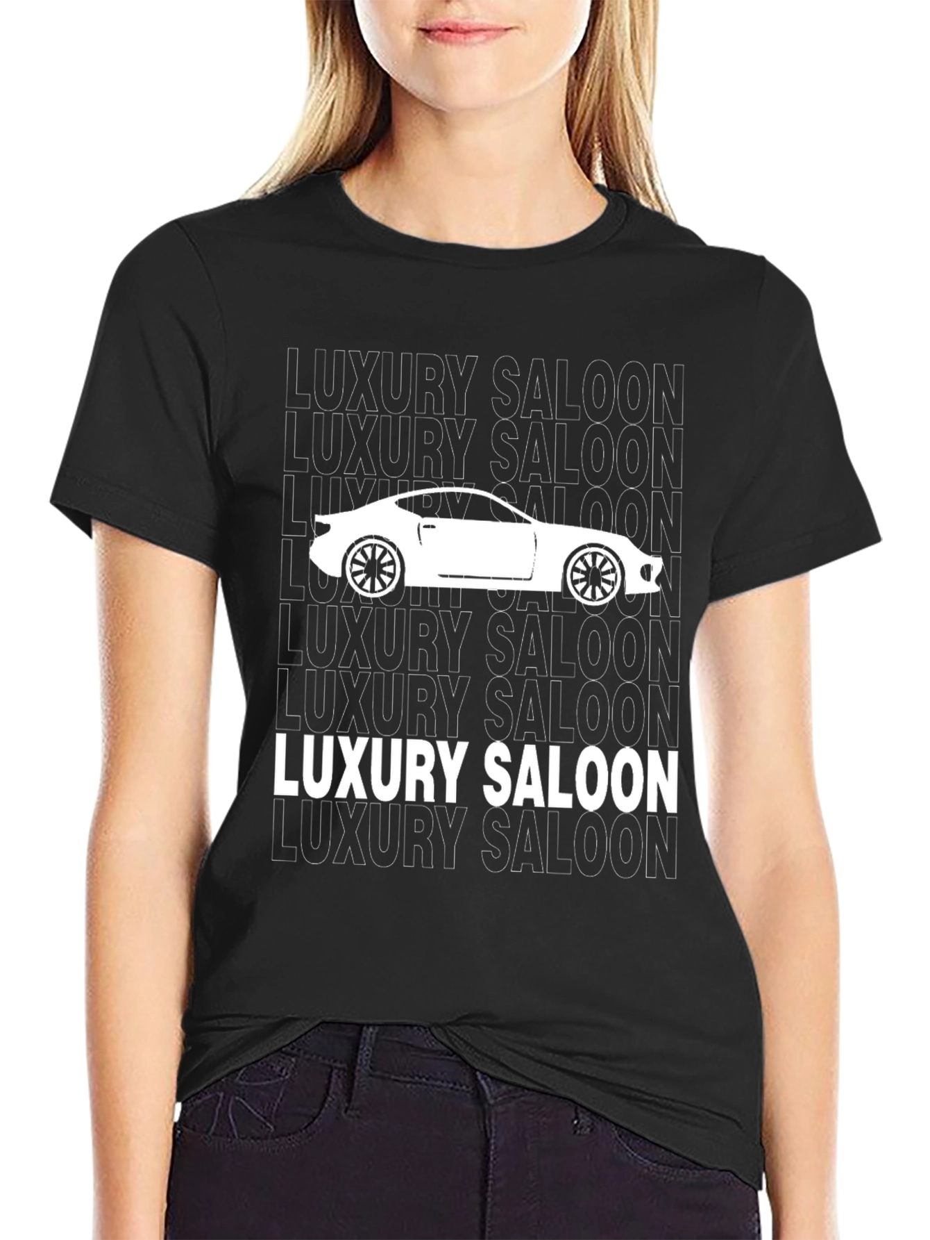 Luxury Saloon Car Graphic T-Shirt
