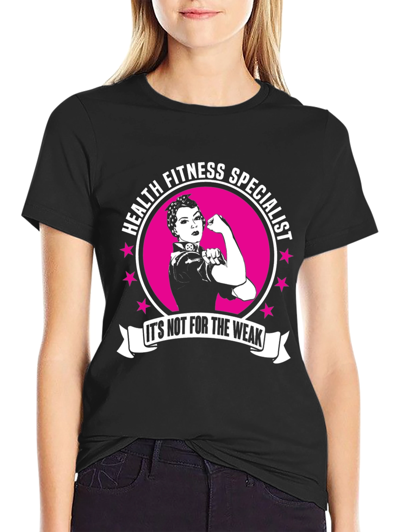 Health Fitness Specialist Strong Woman T-Shirt