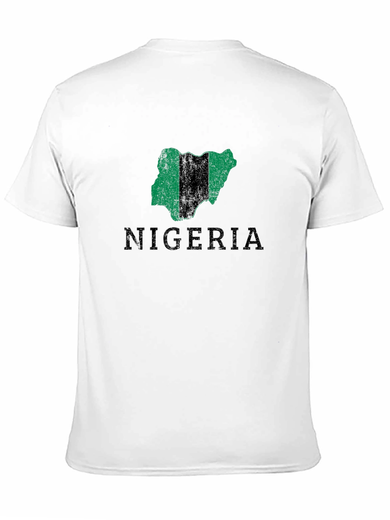 Nigeria Map T-Shirt - Black Graphic Tee