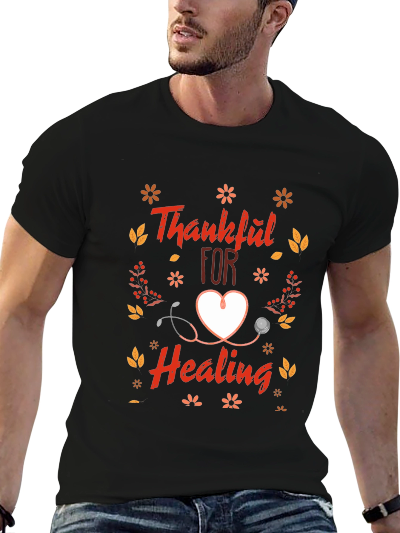 Thankful For Healing Graphic T-Shirt
