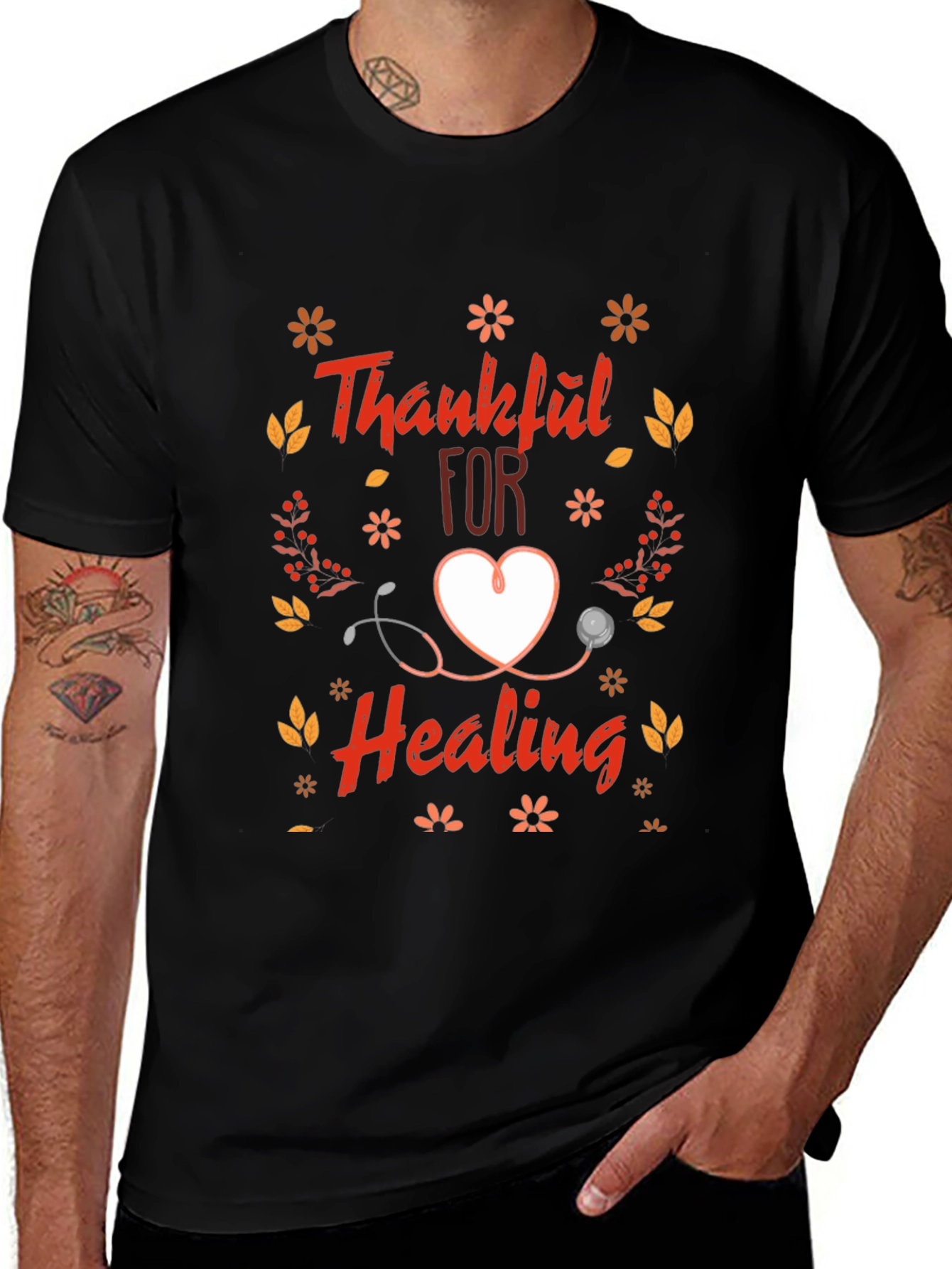 Thankful For Healing Graphic T-Shirt