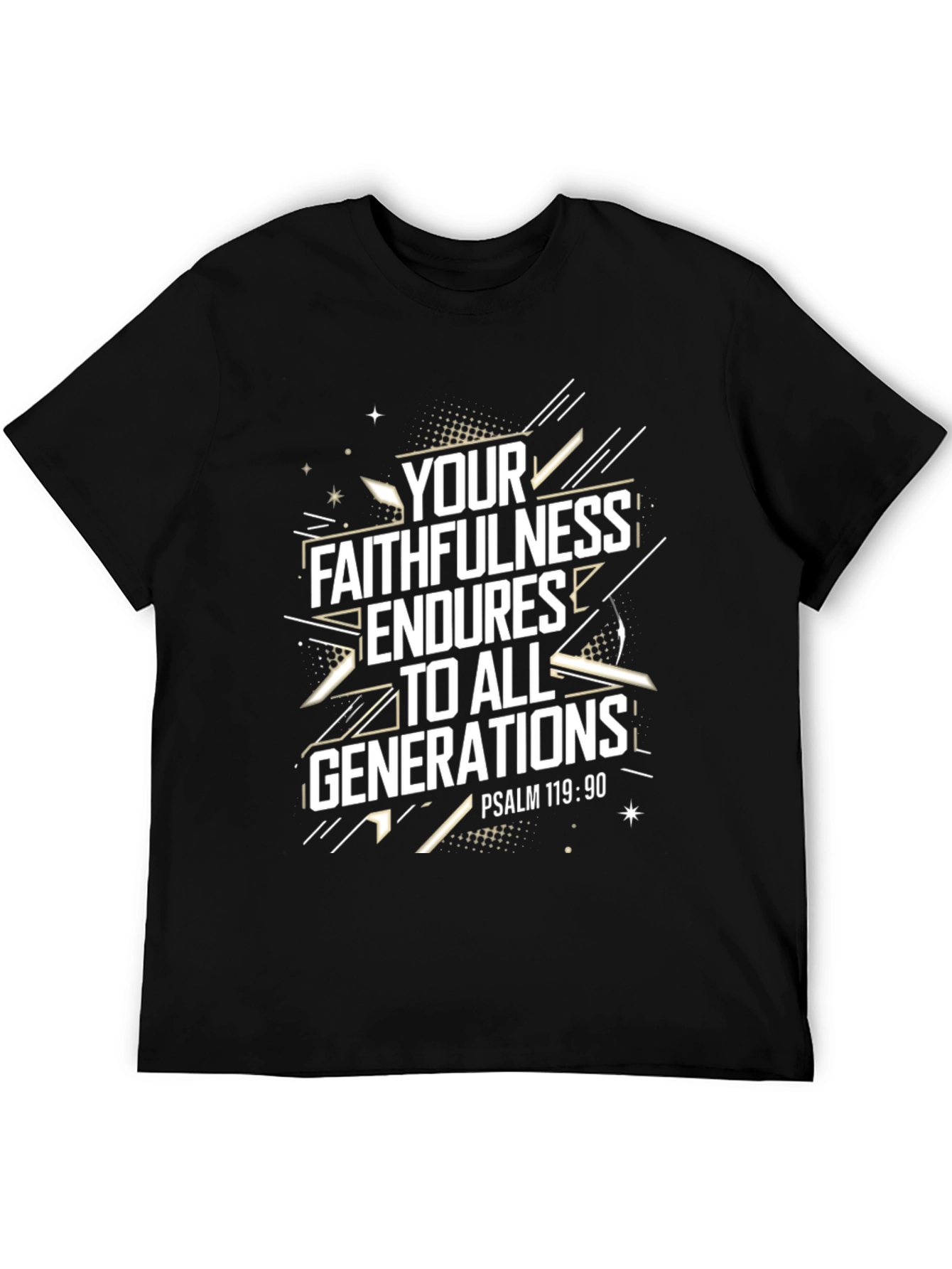 Faithfulness Endures T-Shirt Christian Verse Psalm
