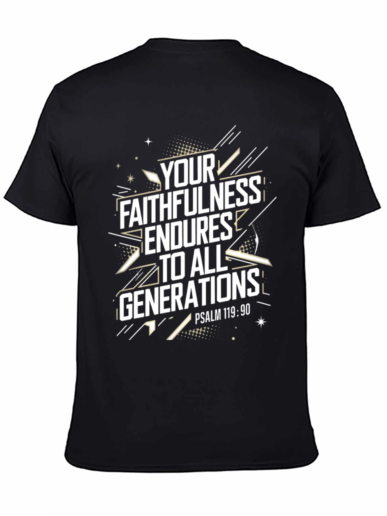 Faithfulness Endures T-Shirt Christian Verse Psalm