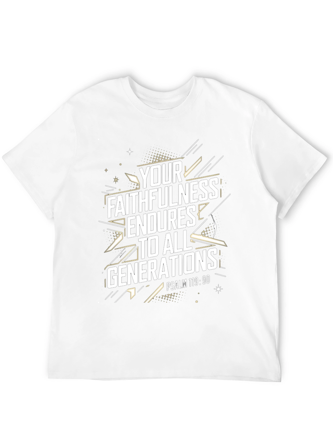 Faithfulness Endures T-Shirt Christian Verse Psalm