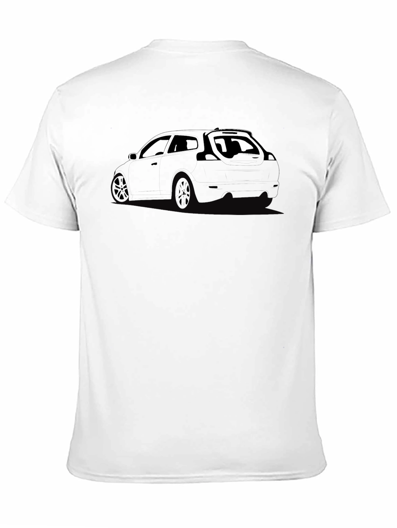 Black Car Graphic Tee - Automotive Enthusiast Apparel