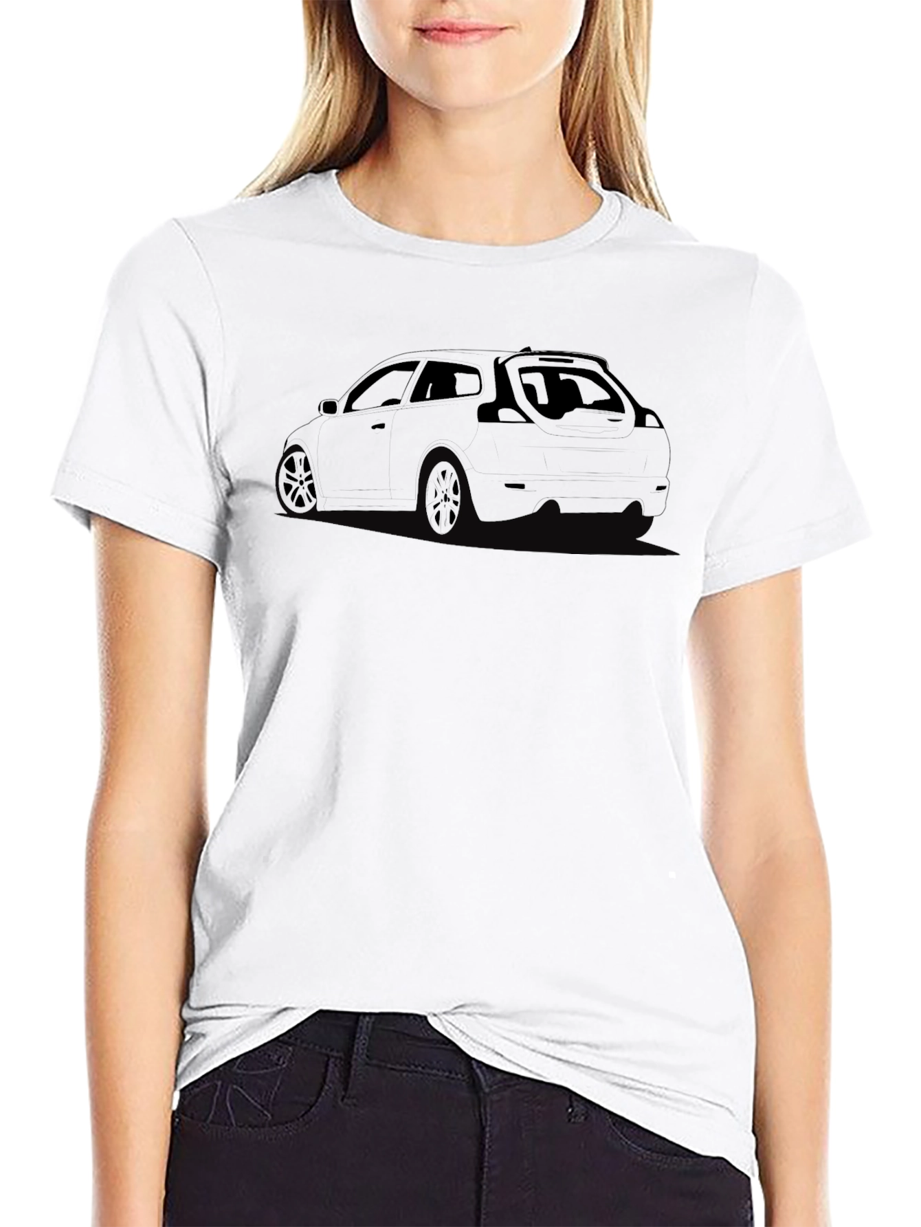 Black Car Graphic Tee - Automotive Enthusiast Apparel