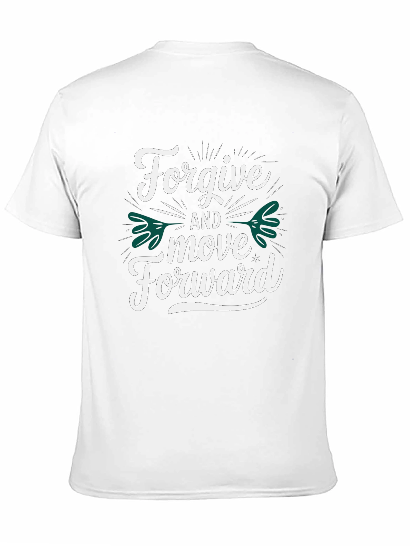 Forgive and Move Forward Black T-Shirt