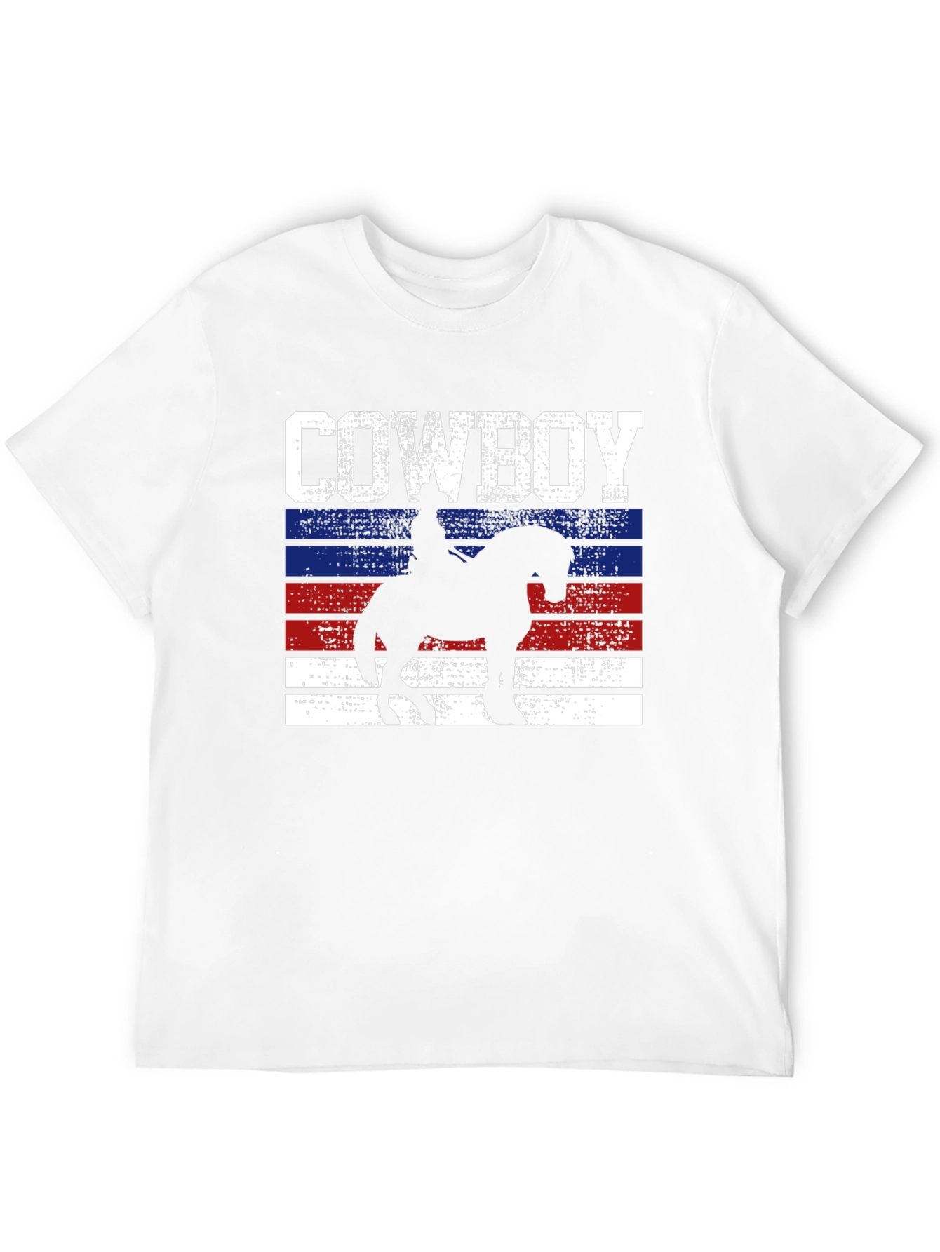 Cowboy Silhouette Graphic Tee - Western Style Shirt