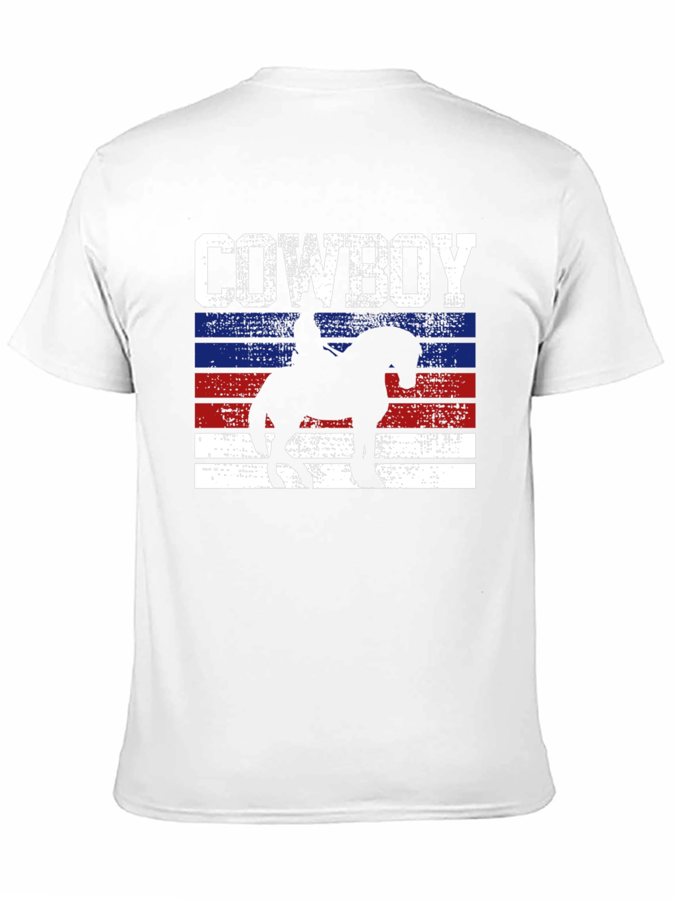 Cowboy Silhouette Graphic Tee - Western Style Shirt