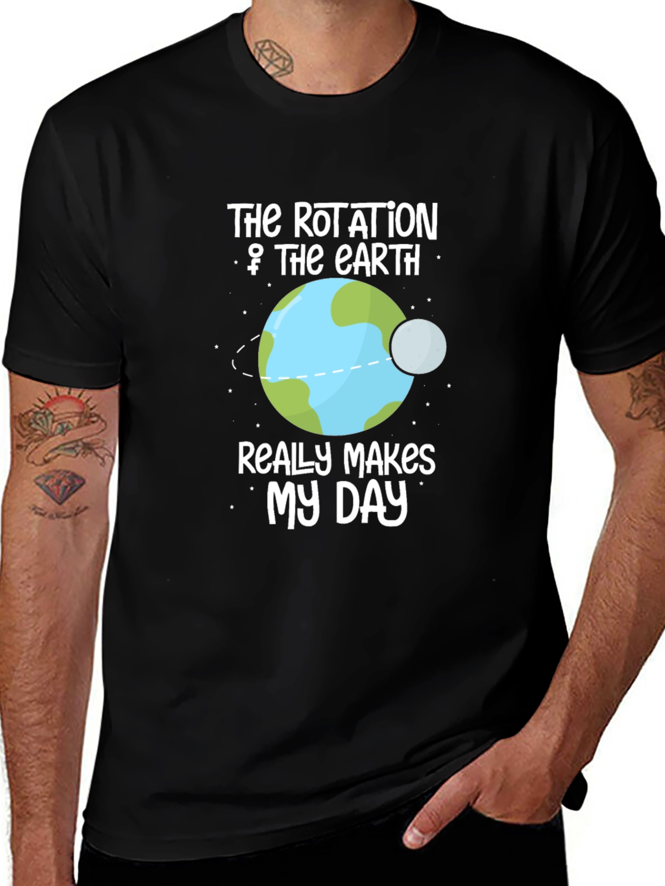 Rotation of Earth Graphic T-Shirt