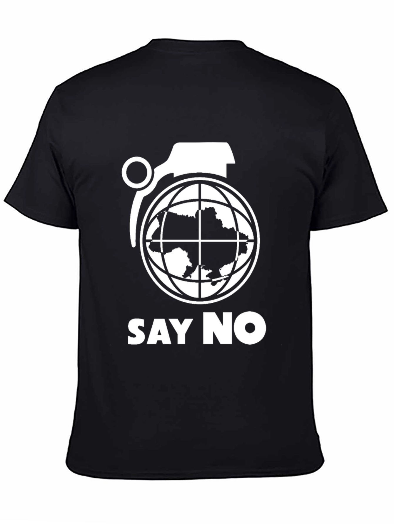Say No Ukraine Grenade T-Shirt