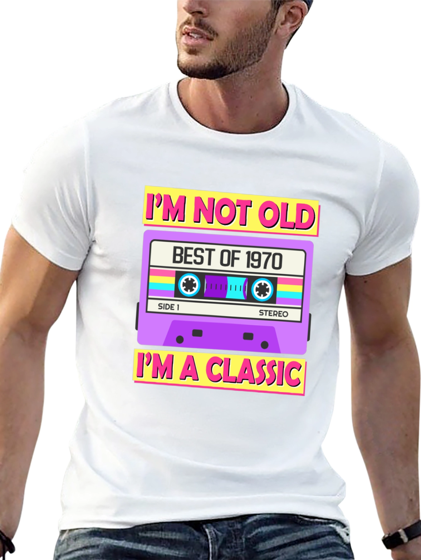 Retro 1970 Cassette Tape Graphic T-Shirt