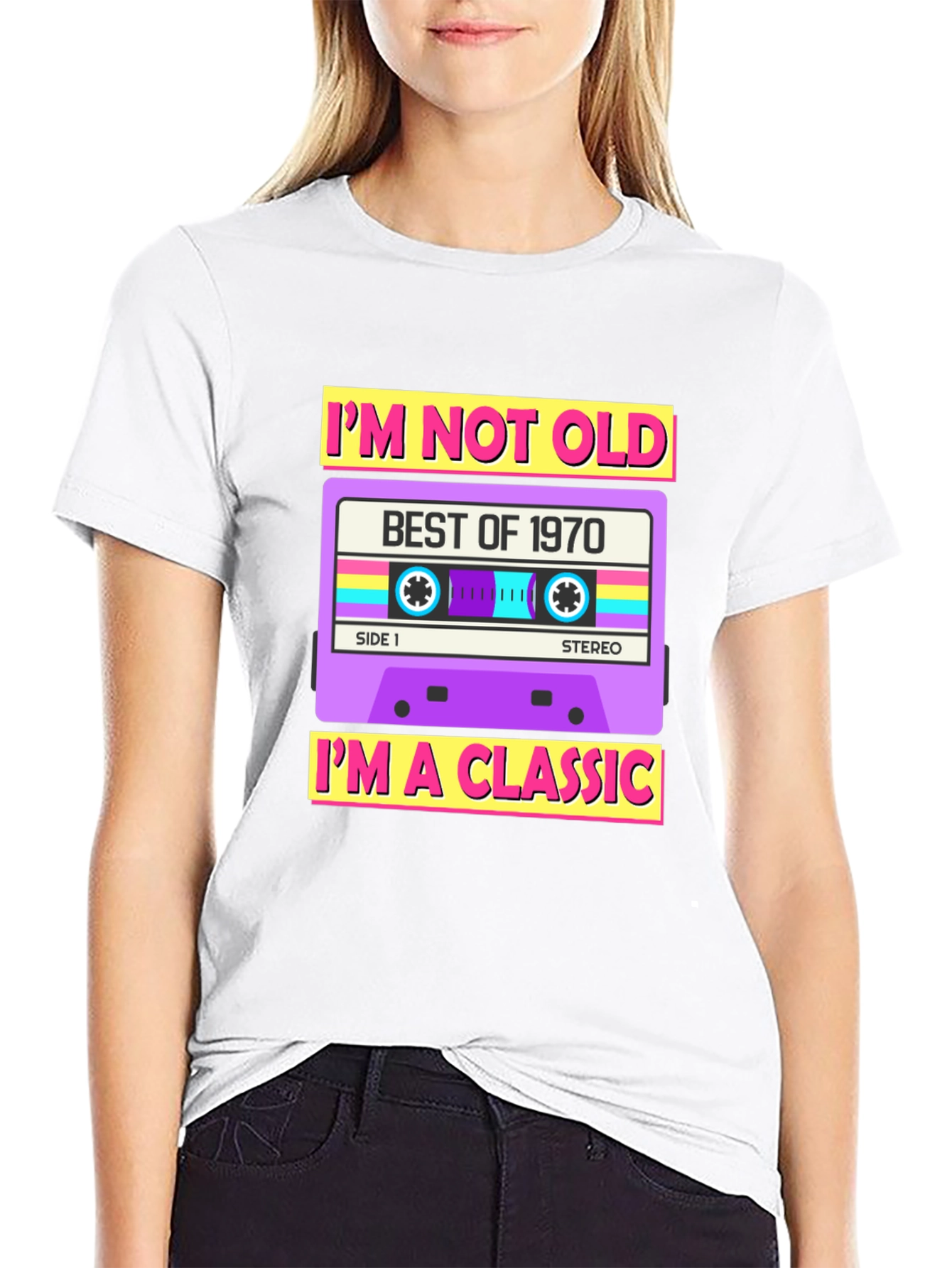 Retro 1970 Cassette Tape Graphic T-Shirt