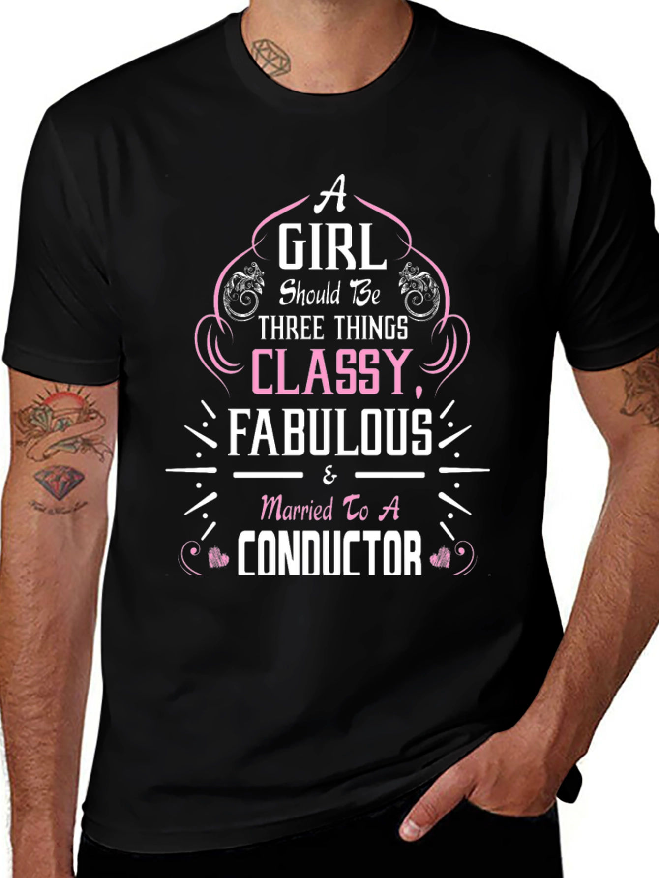 Classy Conductor Wife T-Shirt