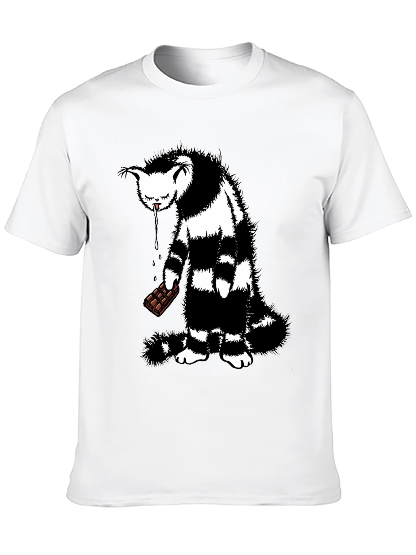 Chocolate Cat T-Shirt - Funny Graphic Tee