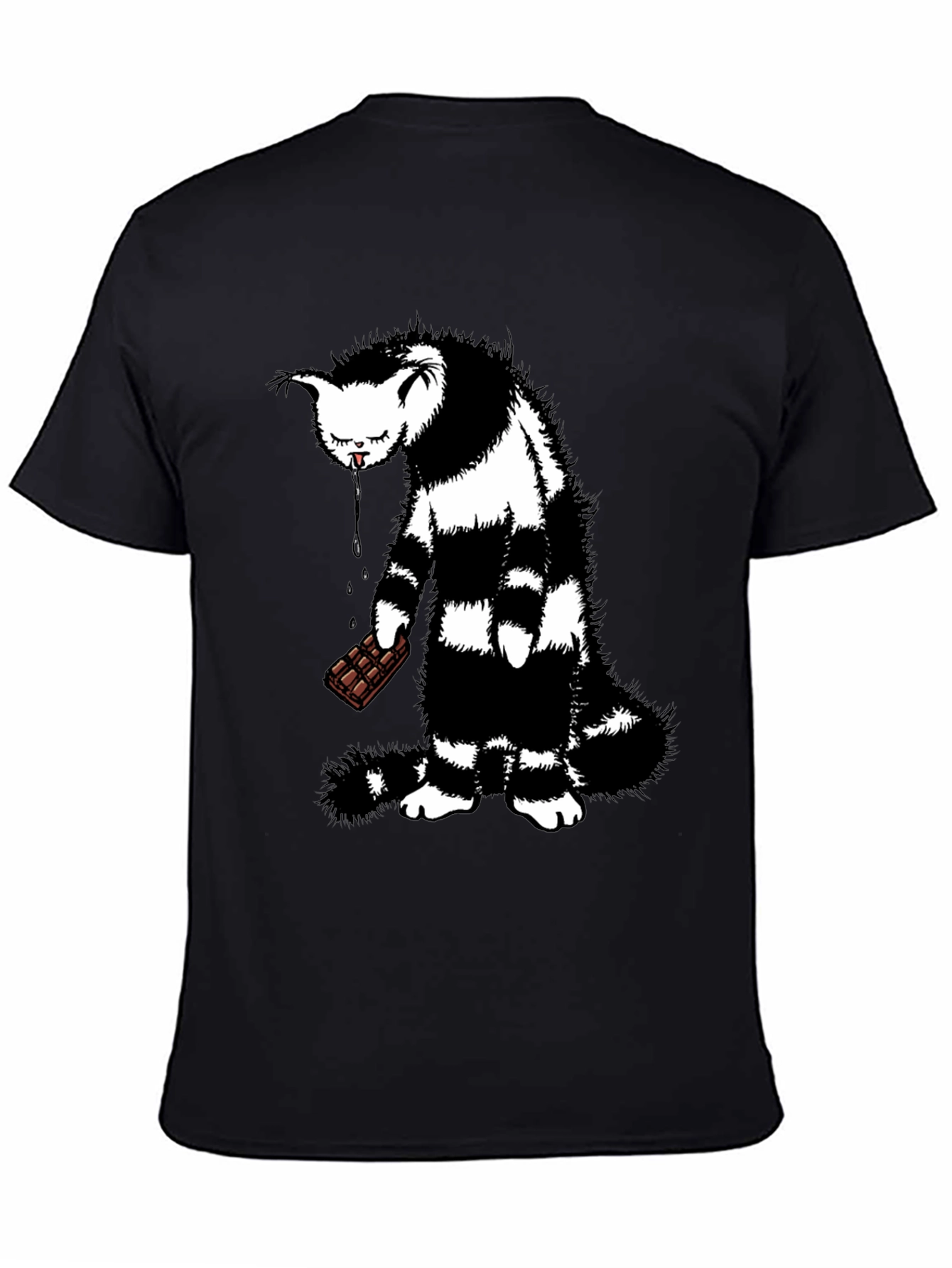 Chocolate Cat T-Shirt - Funny Graphic Tee