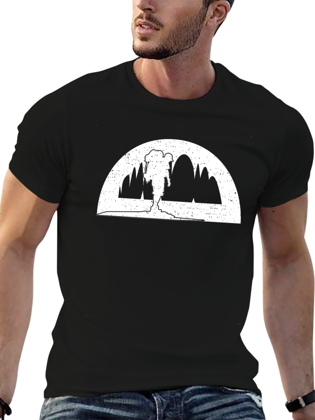 Black Hiking T-Shirt
