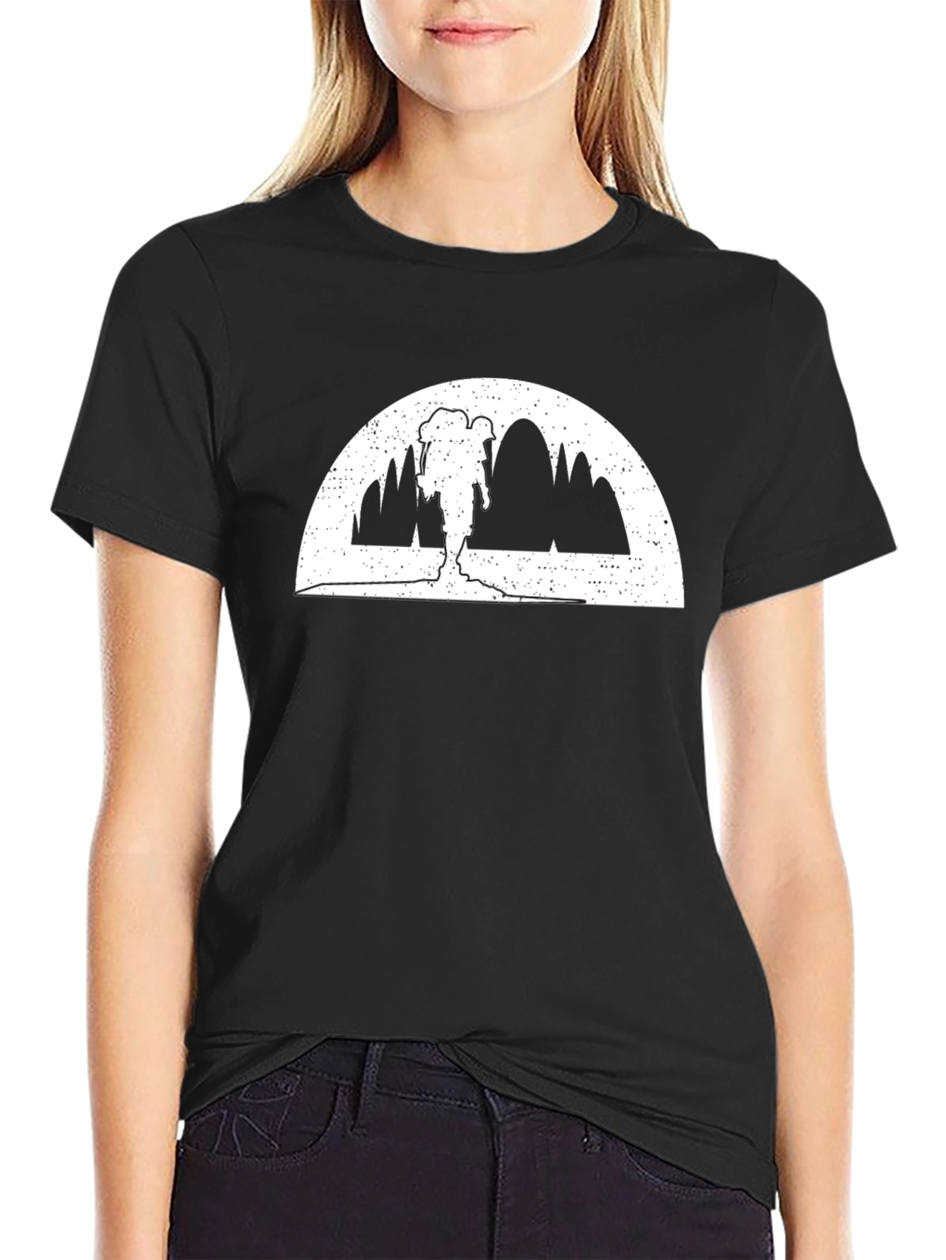 Black Hiking T-Shirt