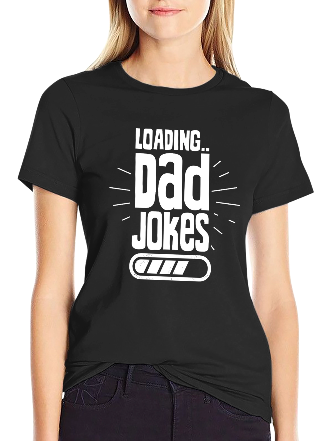Dad Jokes Loading T-Shirt - Funny Fathers Day Gift