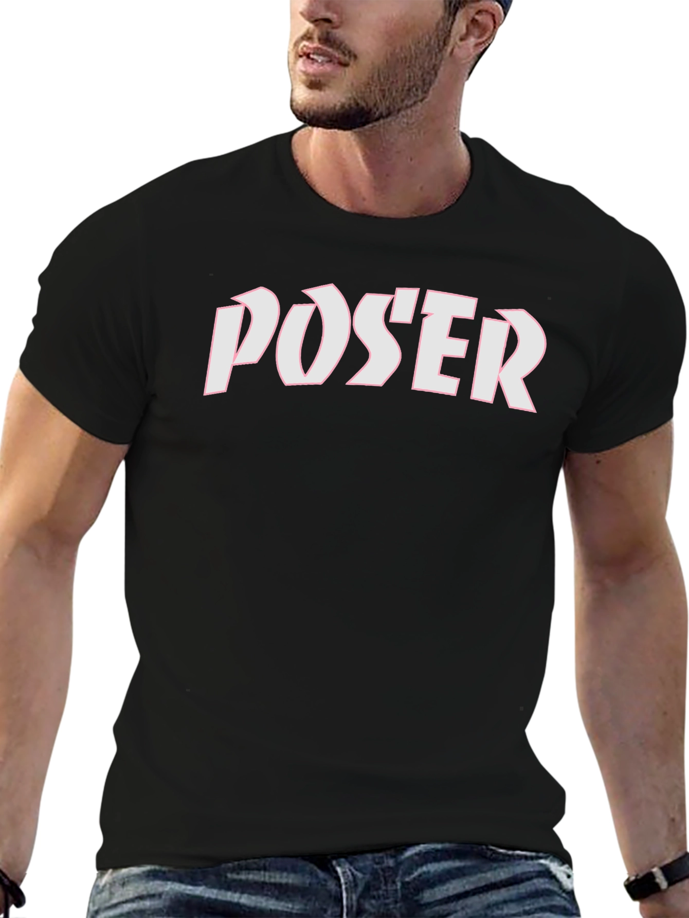 Poser Graphic Tee - Bold Statement Shirt