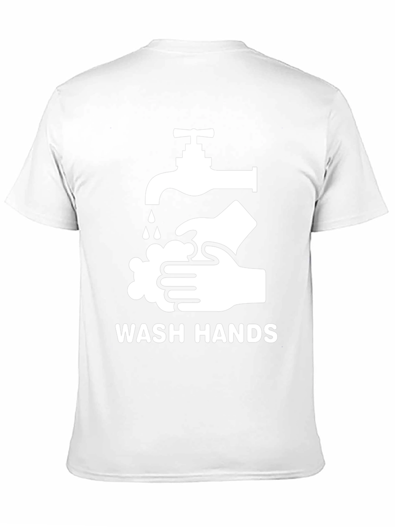 Wash Hands Graphic Tee - Black