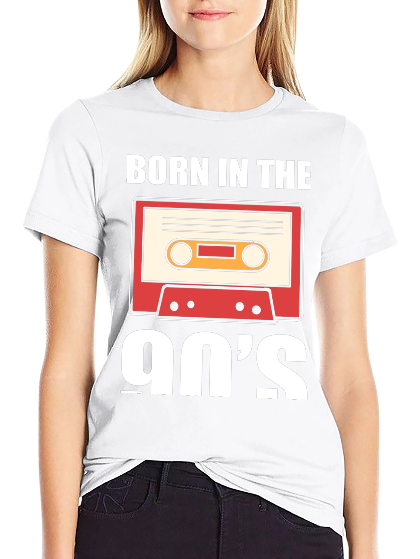 Born in the 90s Cassette Tape Graphic T-Shirt