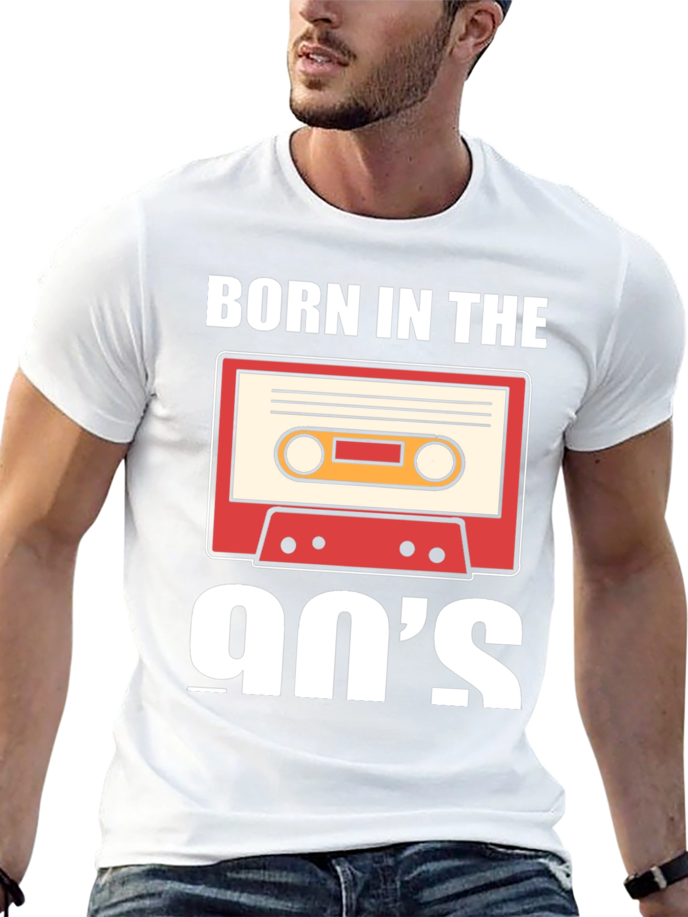 Born in the 90s Cassette Tape Graphic T-Shirt