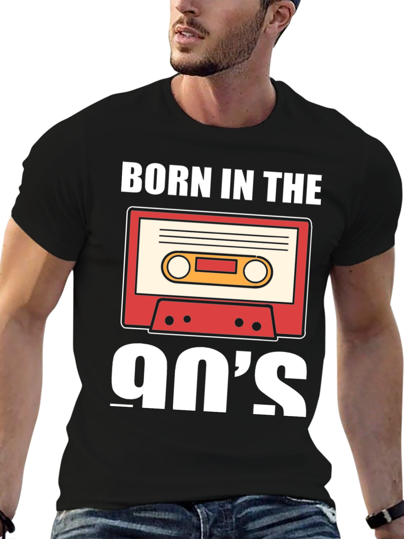 Born in the 90s Cassette Tape Graphic T-Shirt