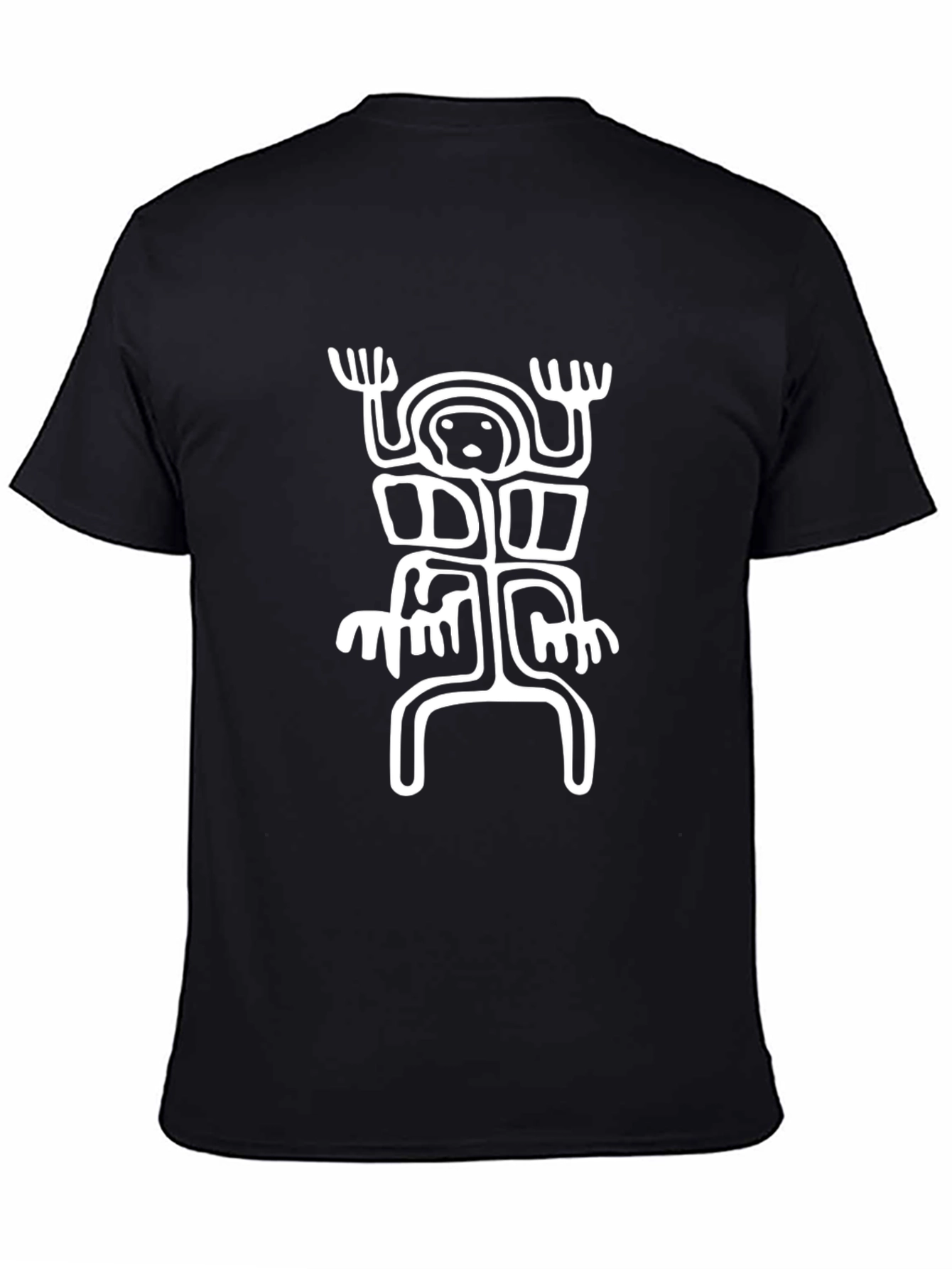 Unique Graphic Tee - Black Casual T-Shirt