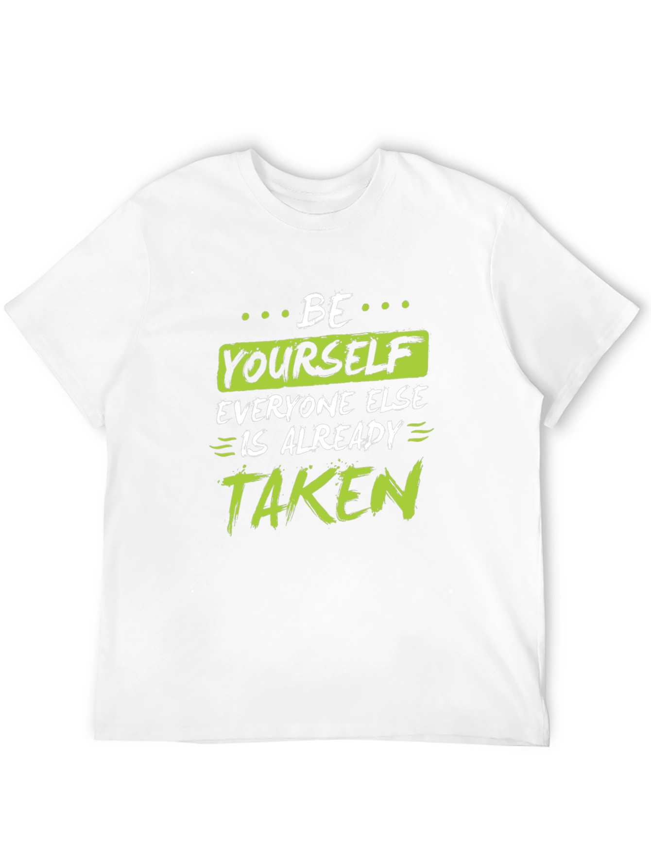 Be Yourself T-Shirt - Motivational Black Tee