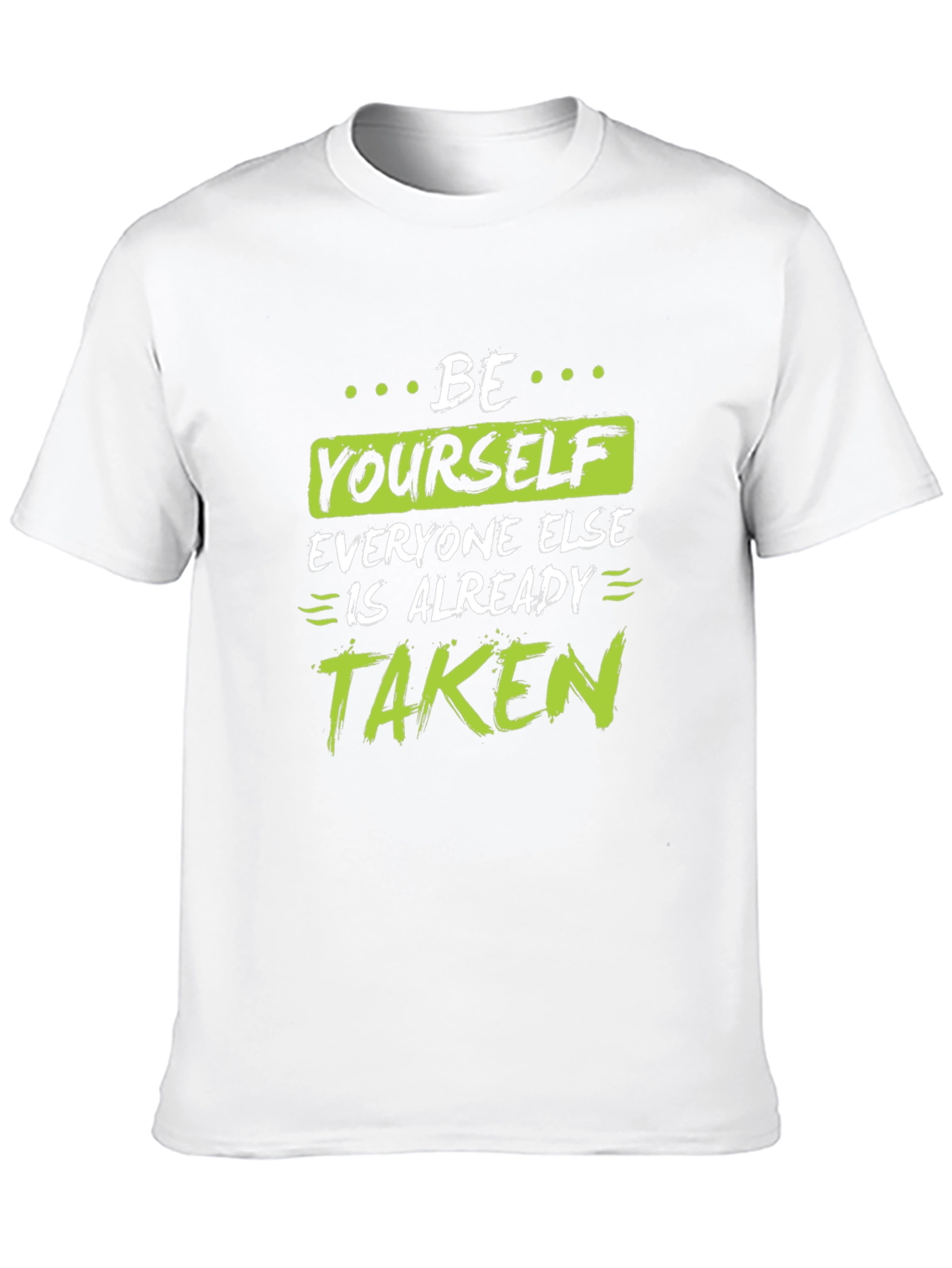Be Yourself T-Shirt - Motivational Black Tee