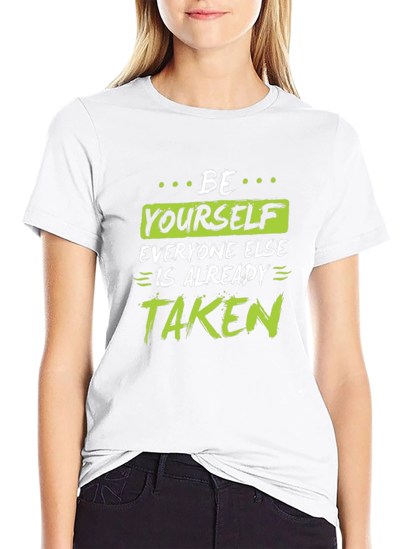 Be Yourself T-Shirt - Motivational Black Tee