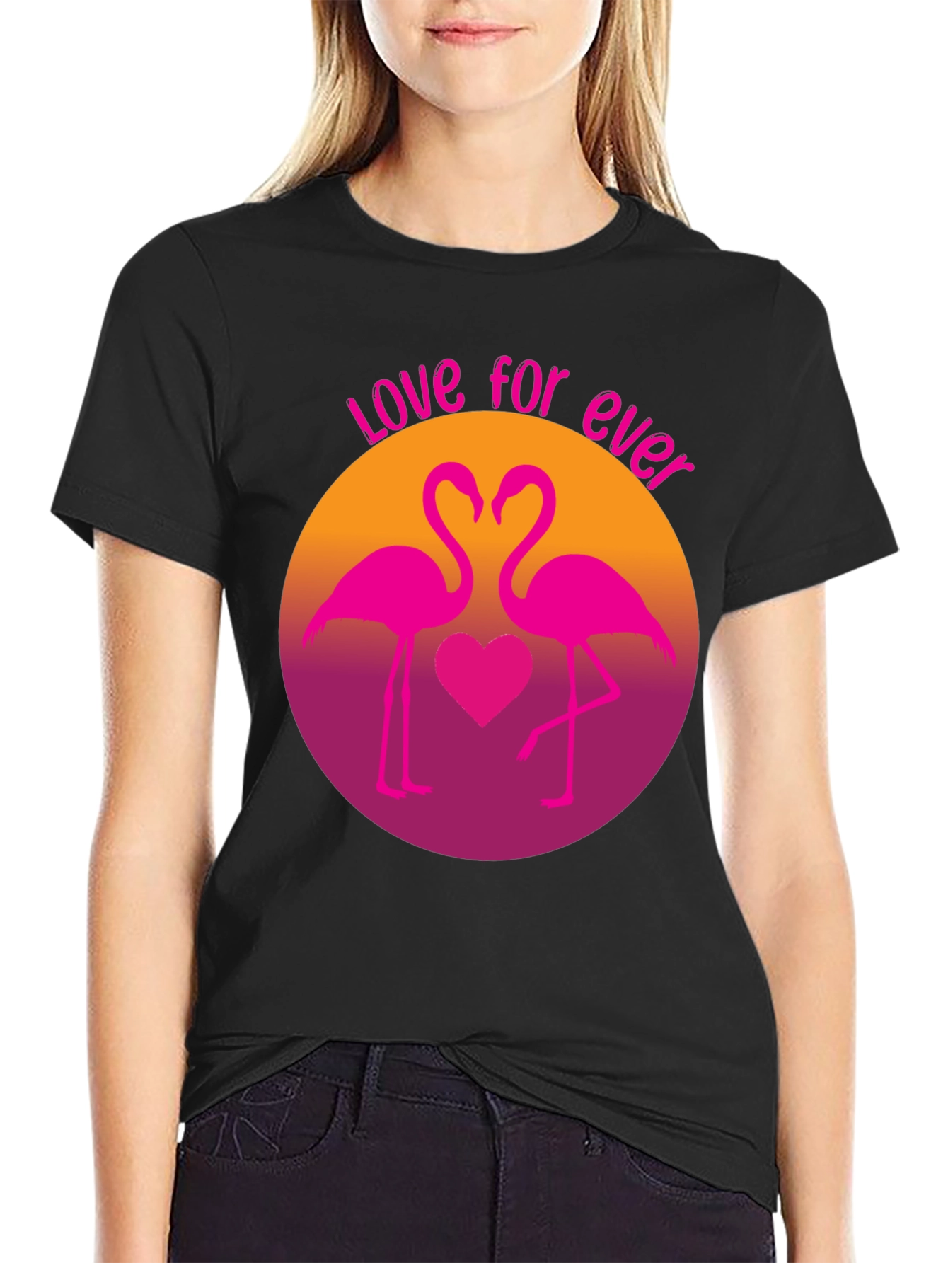 Love Forever Flamingo T-Shirt