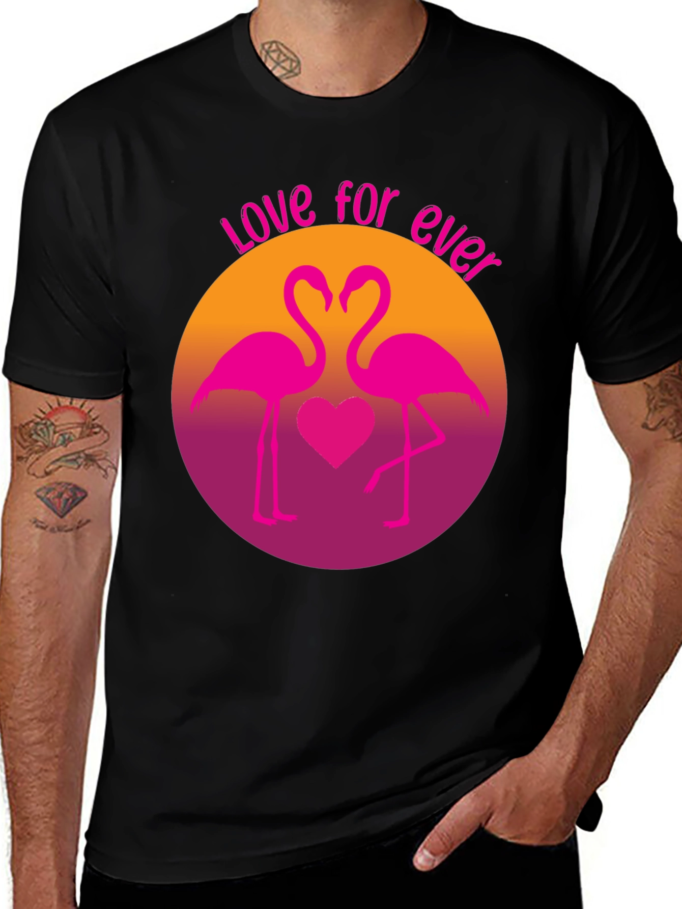 Love Forever Flamingo T-Shirt