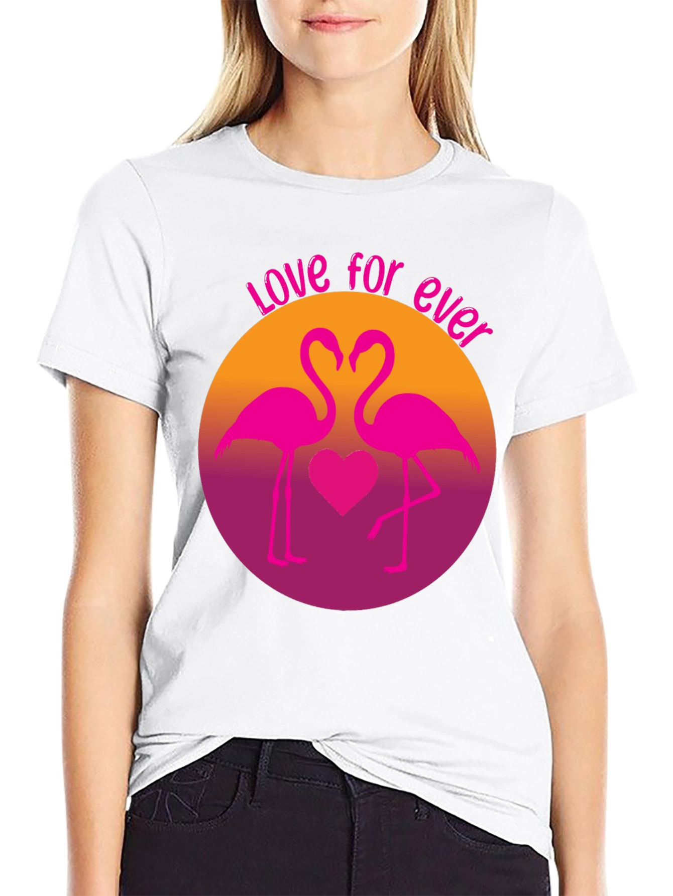 Love Forever Flamingo T-Shirt