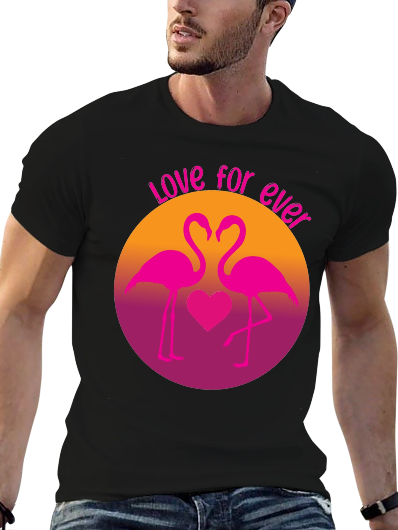 Love Forever Flamingo T-Shirt