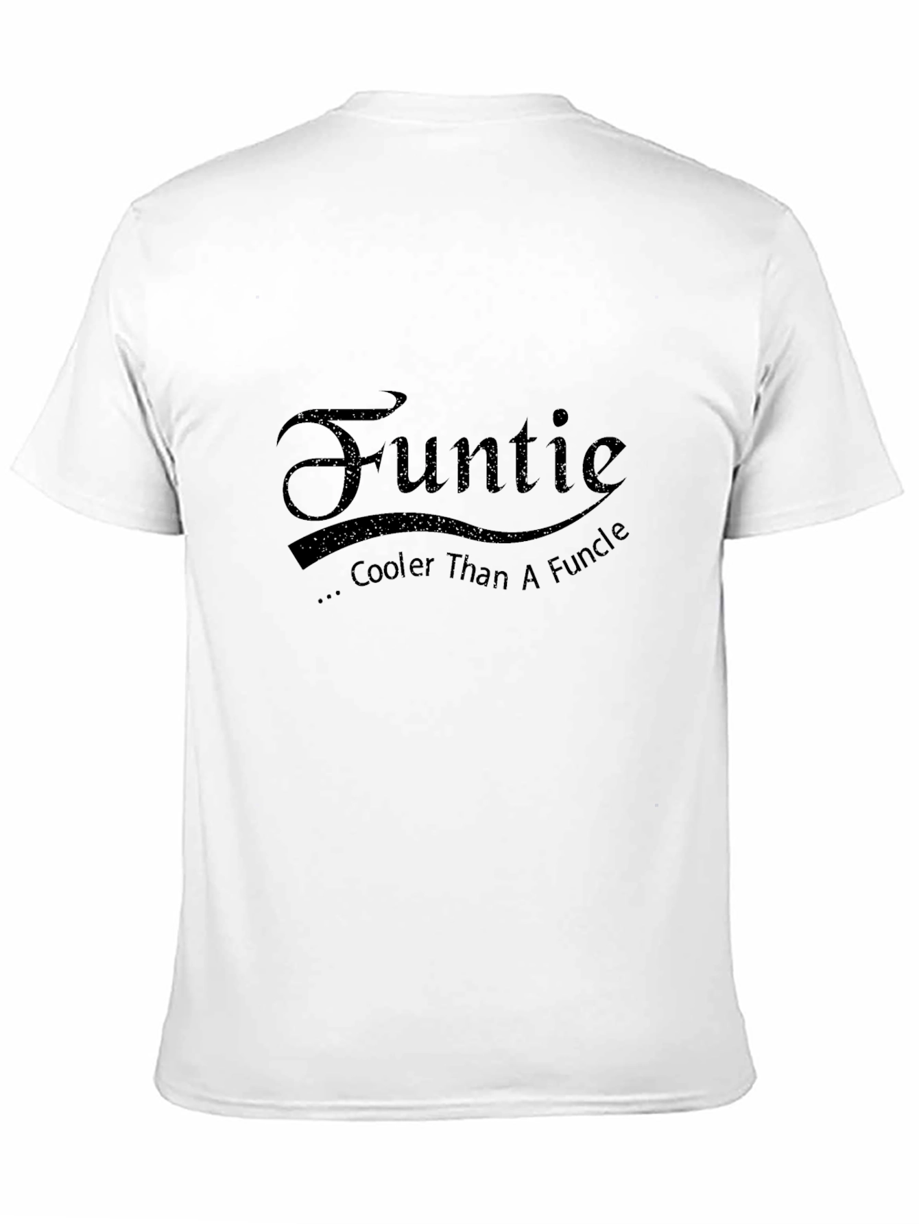 Funtie Cooler Than A Funcle - Black T-Shirt