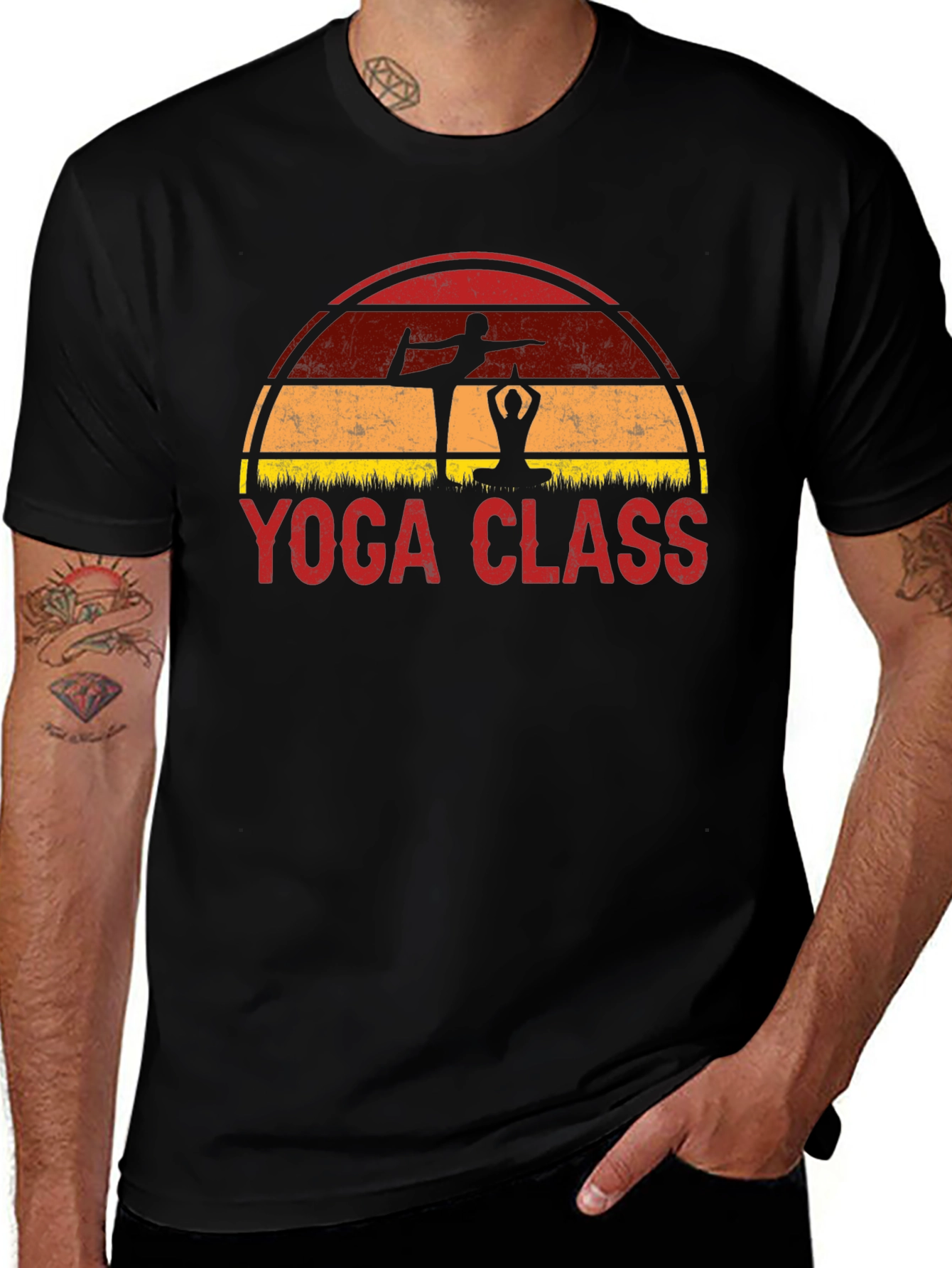 Yoga Class Graphic T-Shirt